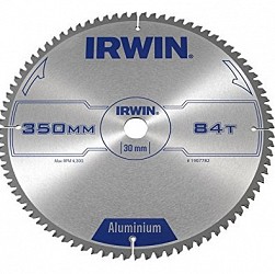 IRWIN 1907782 PROFESSIONAL ALUMINIUM CIRCULAR SAW BLADE; 350X84TX30MM