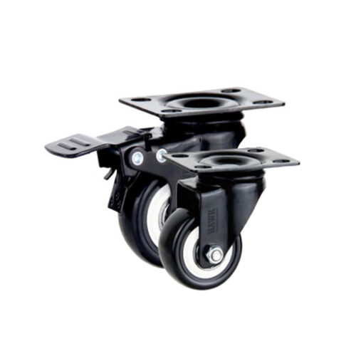 HAWK PRO BLACK PP CASTER CORE WHEEL PU SWIVEL